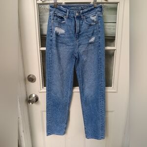 American Eagle mom straight jean sz 2